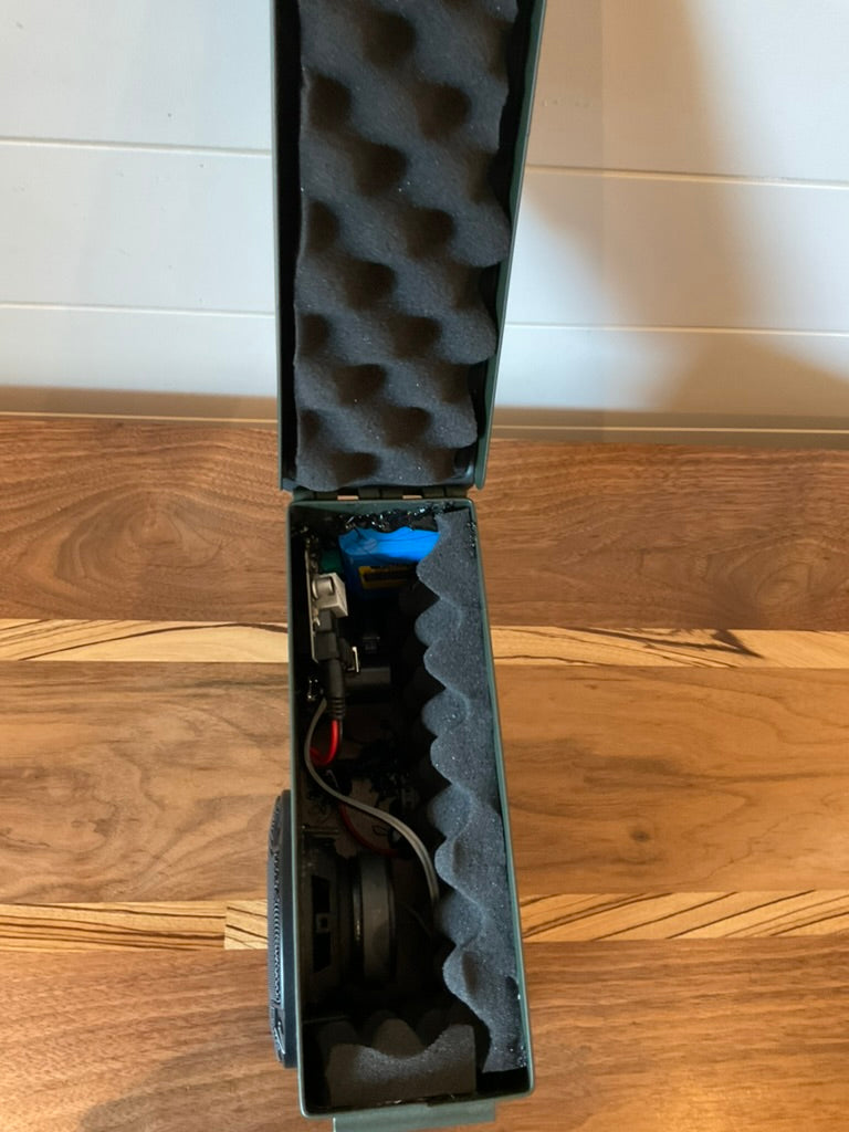 .30 CAL Ammo Can Bluetooth Speaker – CUSTOM Metallic Ink Blue