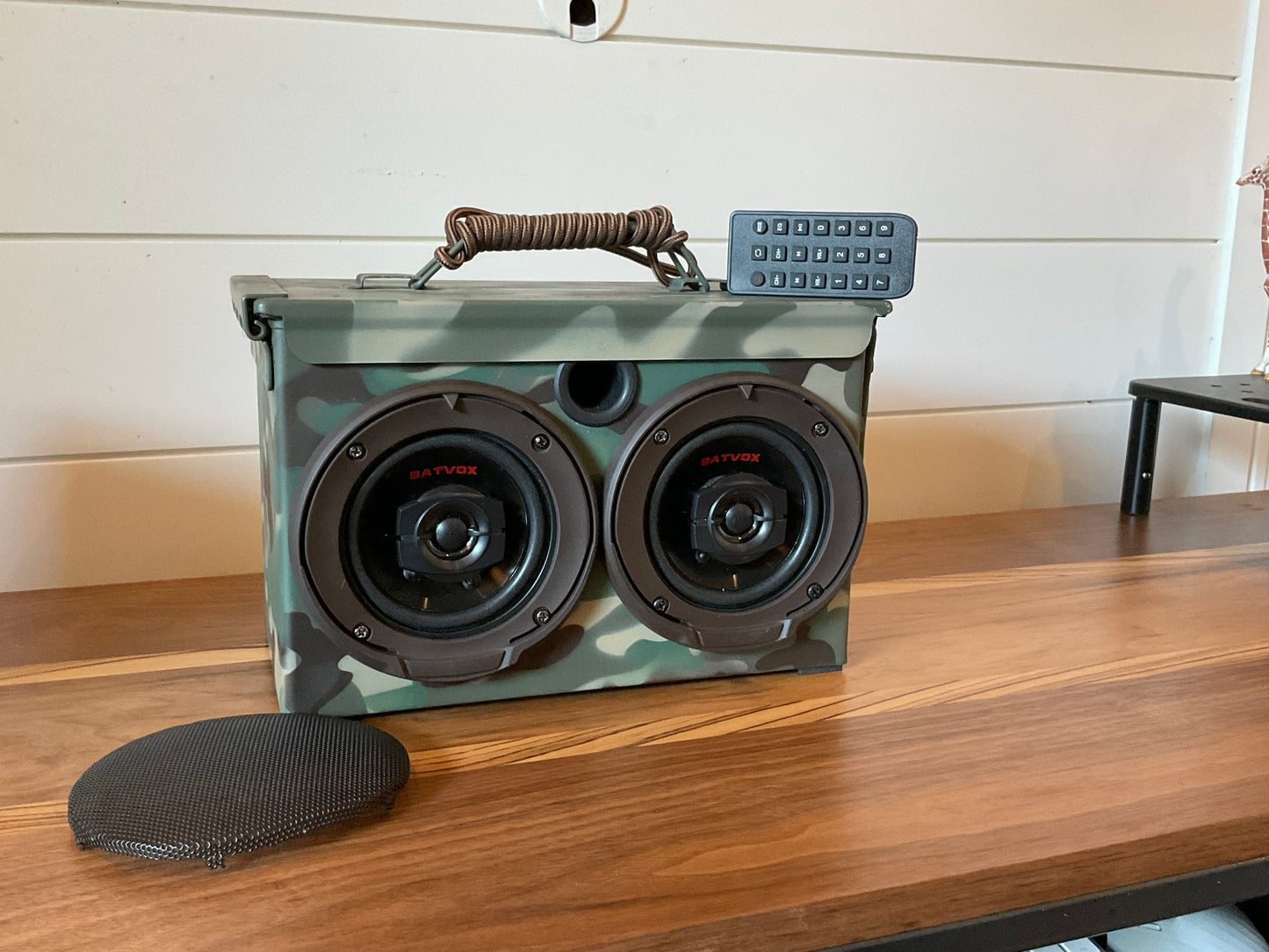 .50 Cal Ammo Can Bluetooth Speaker - Woodland Camo