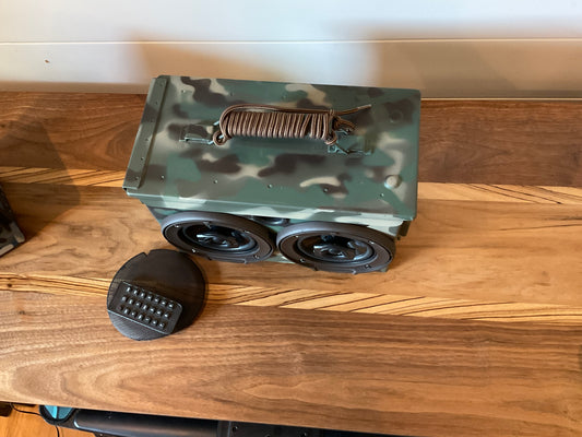 .50 Cal Ammo Can Bluetooth Speaker - Woodland Camo