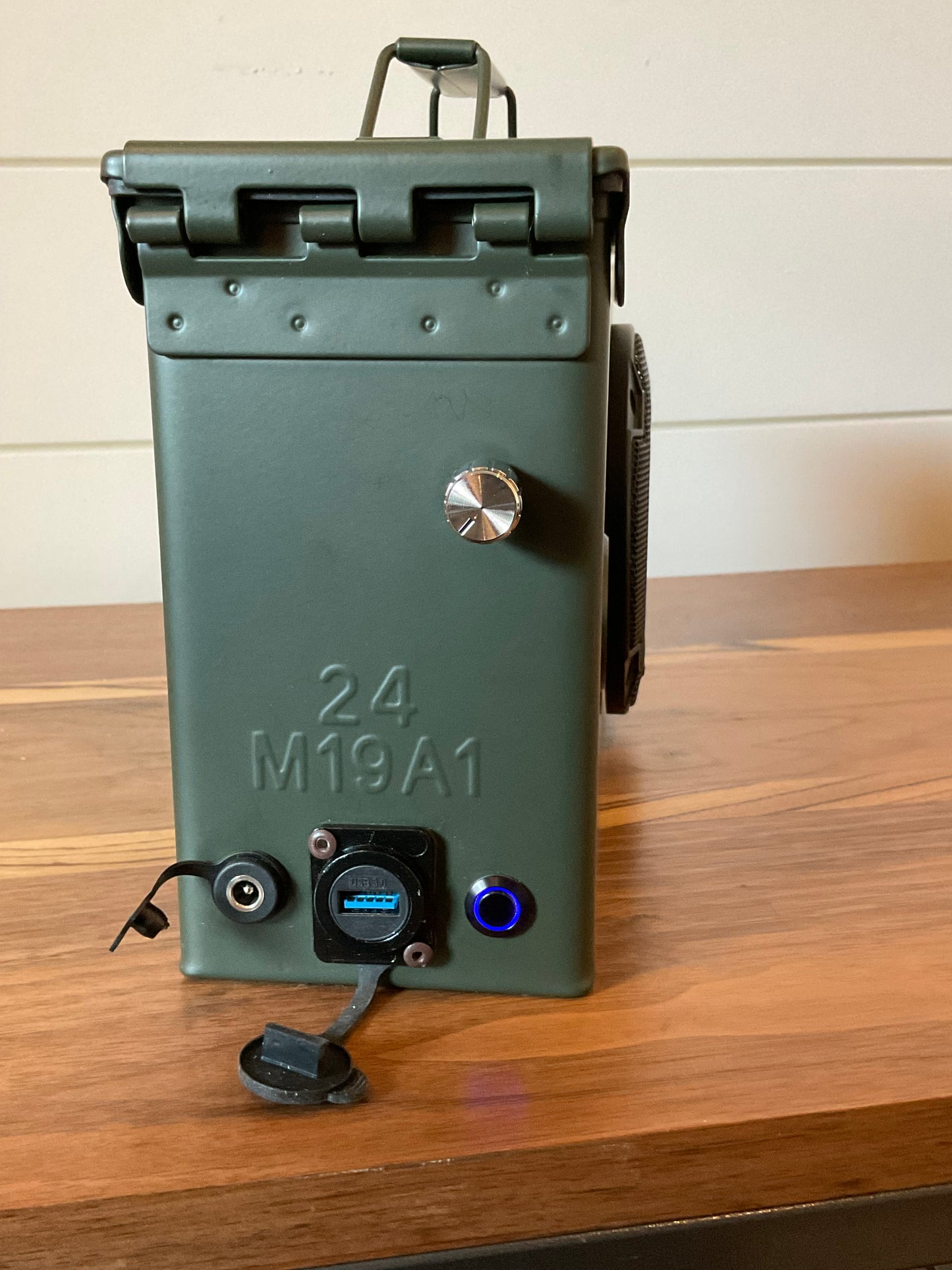 .30 CAL OLIVE Ammo Can Bluetooth Speaker – Rugged, Custom-Built , Audio Powerhouse
