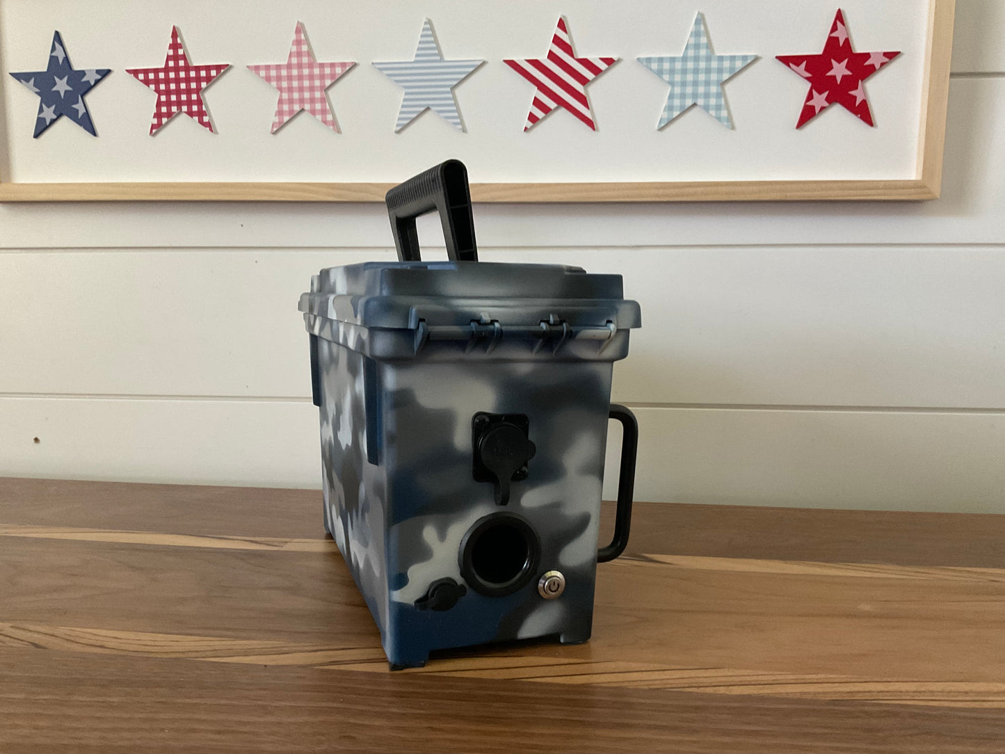 Custom Naval Camouflage - Rugged Field-box Bluetooth Speaker - Lifestyle Series
