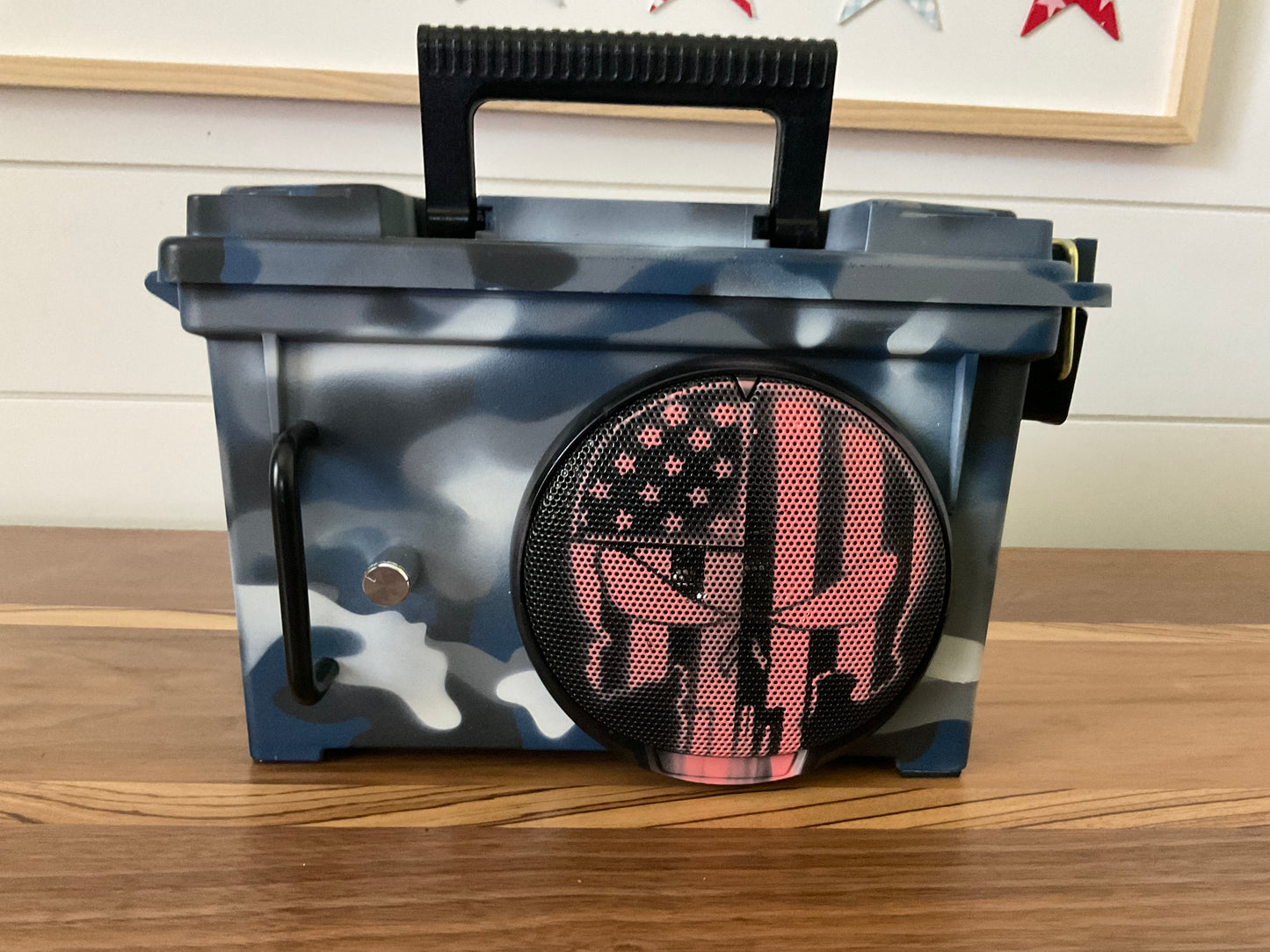 Custom Naval Camouflage - Rugged Field-box Bluetooth Speaker - Lifestyle Series