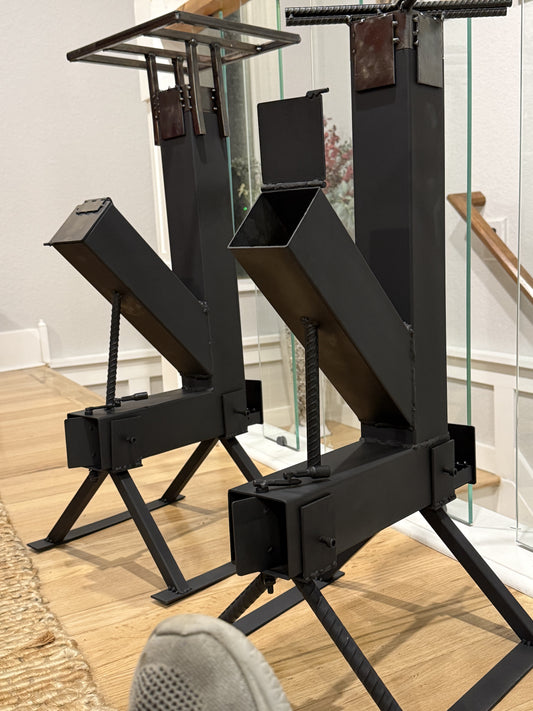 Hand Built -Wood Fired- Rocket Stove