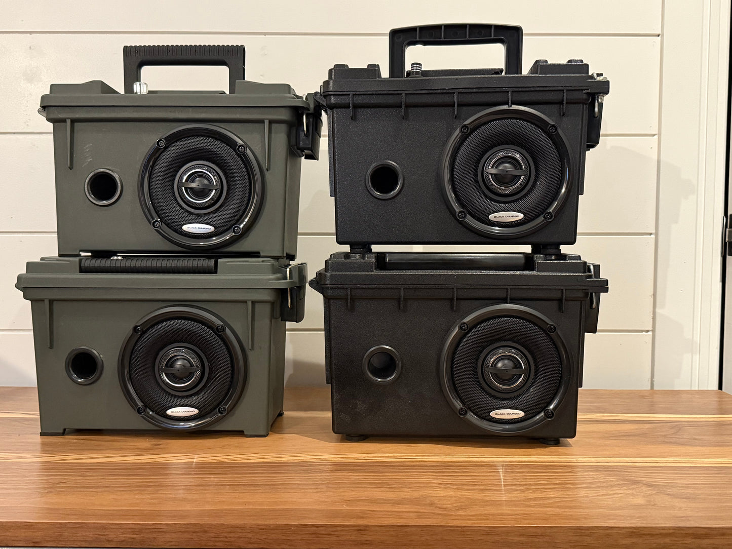 Field Box Black - Black Diamond Series- Lightweight Bluetooth Speaker - Olive Green