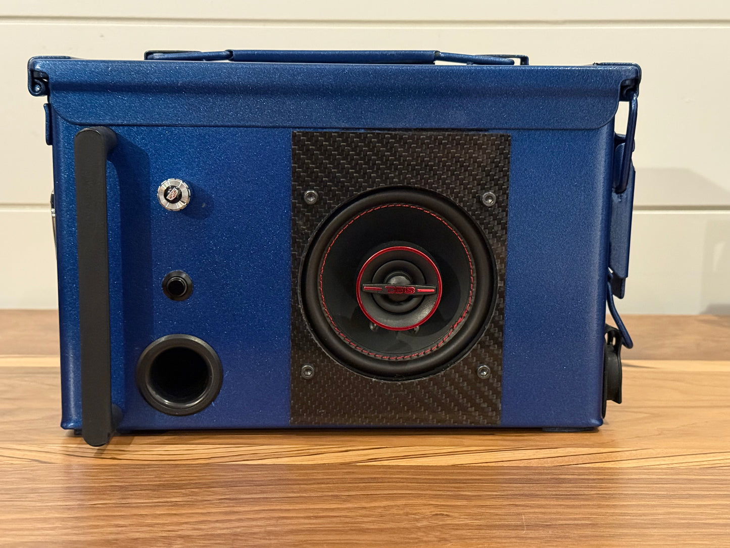 .30 CAL Ammo Can Bluetooth Speaker – CUSTOM Metallic Ink Blue