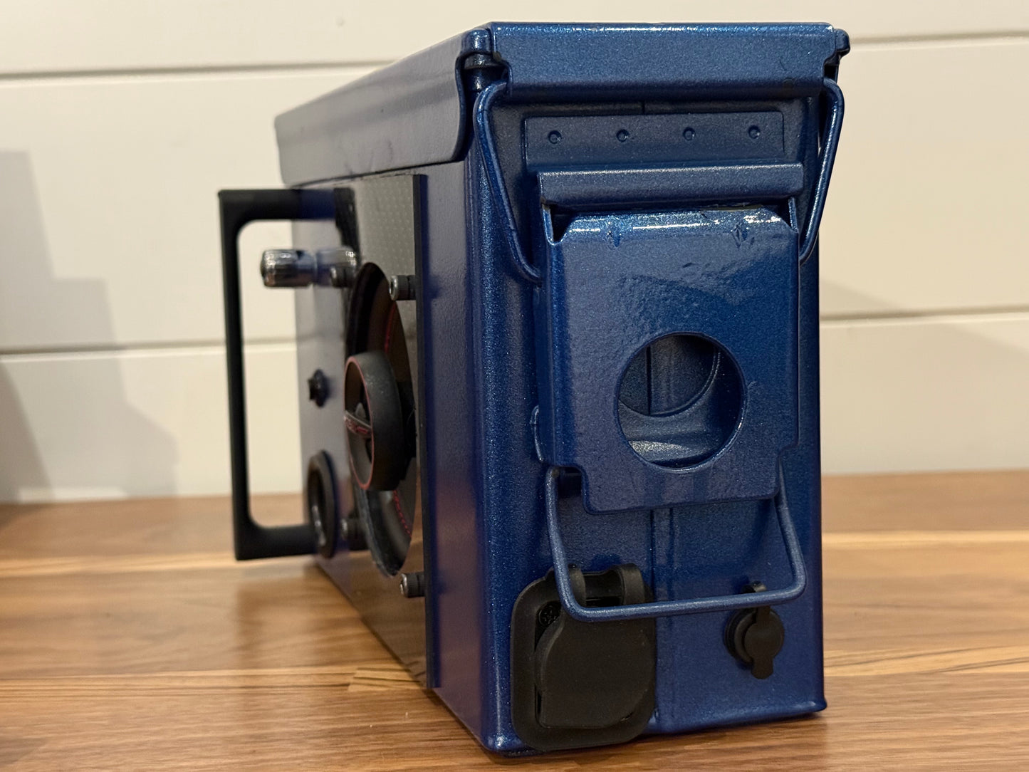 .30 CAL Ammo Can Bluetooth Speaker – CUSTOM Metallic Ink Blue